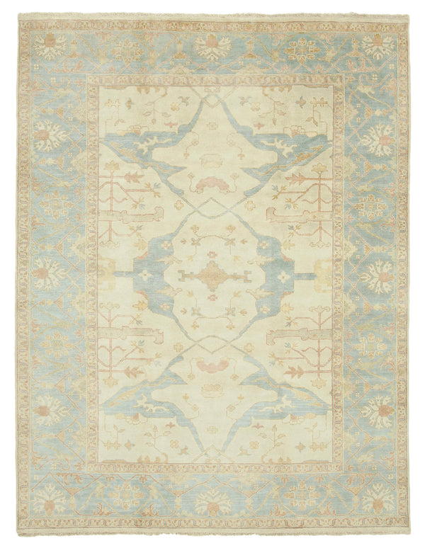 Handmade Oushak Area Rug > Design# OL-AC-38283 > Size: 8'-11" x 11'-11", Carpet Culture Rugs, Handmade Rugs, NYC Rugs, New Rugs, Shop Rugs, Rug Store, Outlet Rugs, SoHo Rugs, Rugs in USA