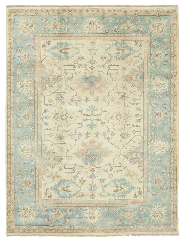Handmade Oushak Area Rug > Design# OL-AC-38285 > Size: 8'-10" x 11'-10", Carpet Culture Rugs, Handmade Rugs, NYC Rugs, New Rugs, Shop Rugs, Rug Store, Outlet Rugs, SoHo Rugs, Rugs in USA