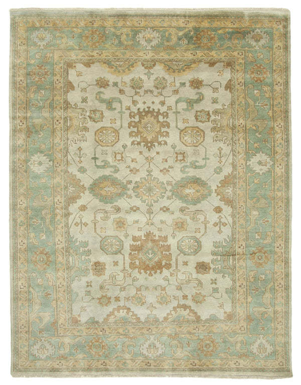 Handmade Oushak Area Rug > Design# OL-AC-38287 > Size: 9'-1" x 11'-11", Carpet Culture Rugs, Handmade Rugs, NYC Rugs, New Rugs, Shop Rugs, Rug Store, Outlet Rugs, SoHo Rugs, Rugs in USA