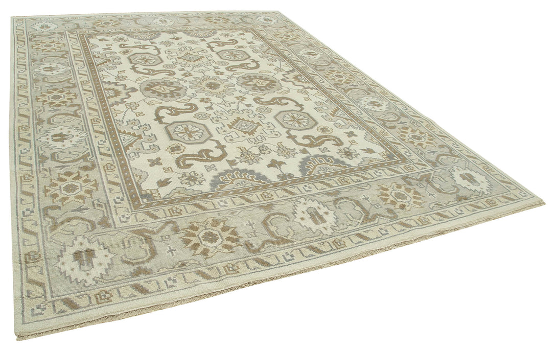 Handmade Oushak Area Rug > Design# OL-AC-38345 > Size: 8'-10" x 11'-7", Carpet Culture Rugs, Handmade Rugs, NYC Rugs, New Rugs, Shop Rugs, Rug Store, Outlet Rugs, SoHo Rugs, Rugs in USA