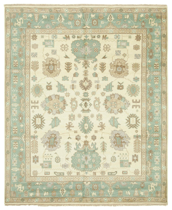 Handmade Oushak Area Rug > Design# OL-AC-38404 > Size: 8'-0" x 9'-11", Carpet Culture Rugs, Handmade Rugs, NYC Rugs, New Rugs, Shop Rugs, Rug Store, Outlet Rugs, SoHo Rugs, Rugs in USA