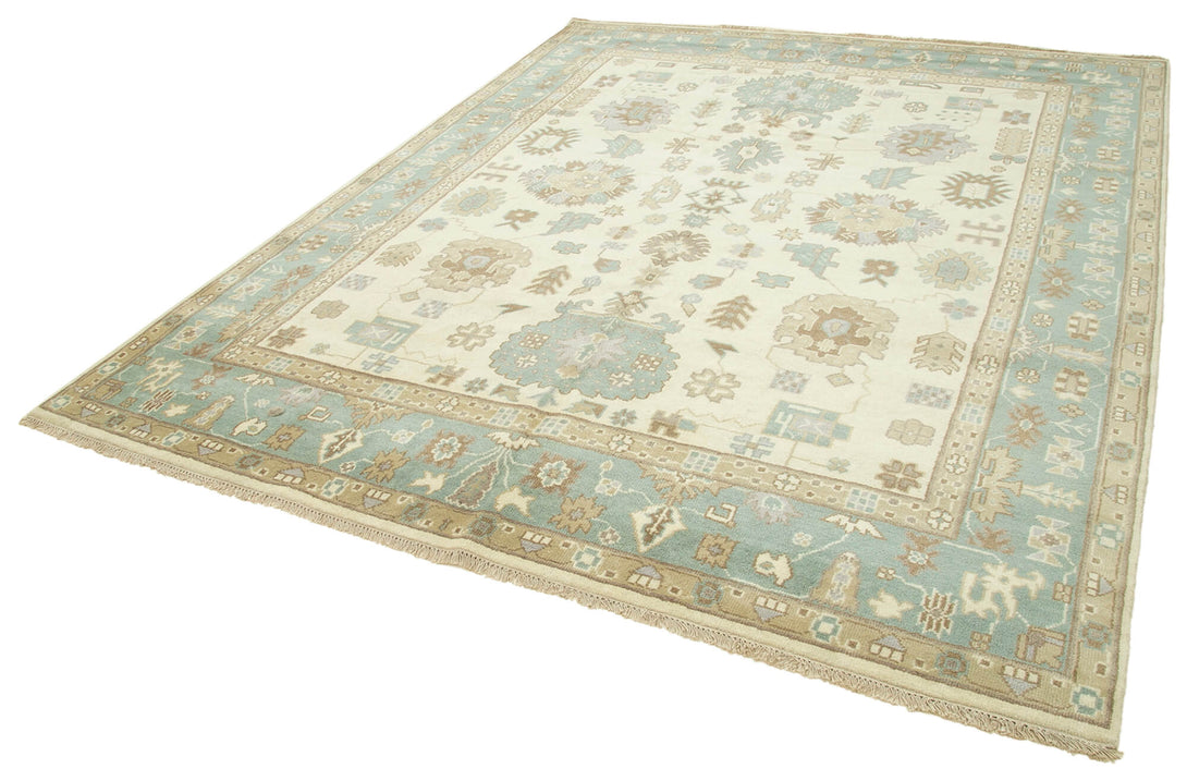 Handmade Oushak Area Rug > Design# OL-AC-38404 > Size: 8'-0" x 9'-11", Carpet Culture Rugs, Handmade Rugs, NYC Rugs, New Rugs, Shop Rugs, Rug Store, Outlet Rugs, SoHo Rugs, Rugs in USA
