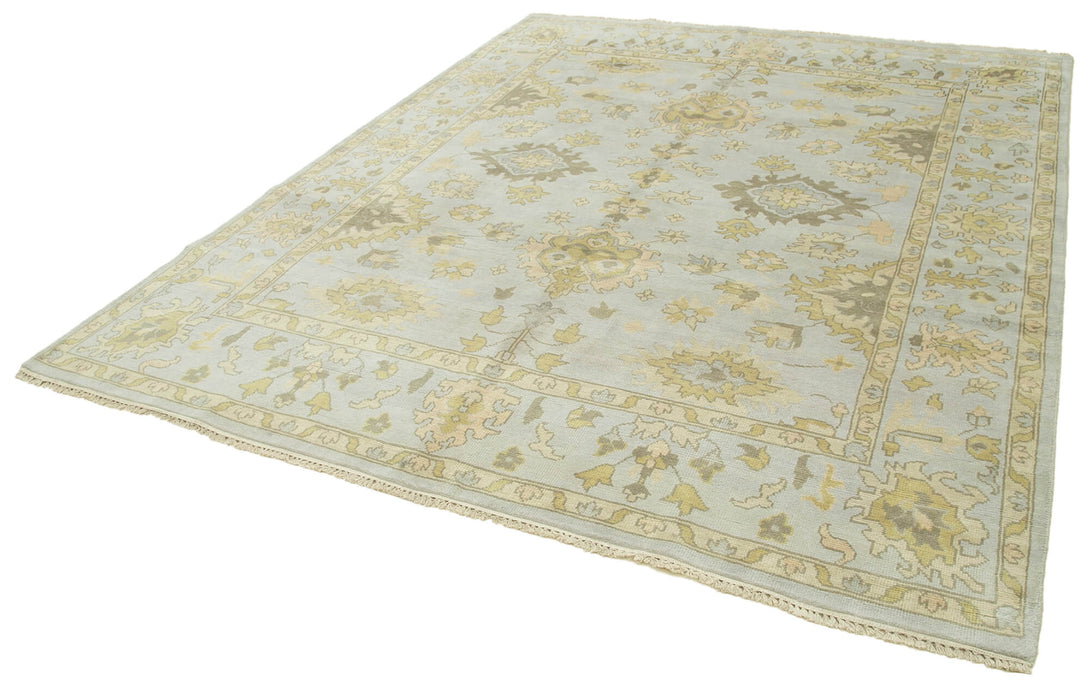 Handmade Oushak Area Rug > Design# OL-AC-38415 > Size: 8'-2" x 9'-9", Carpet Culture Rugs, Handmade Rugs, NYC Rugs, New Rugs, Shop Rugs, Rug Store, Outlet Rugs, SoHo Rugs, Rugs in USA