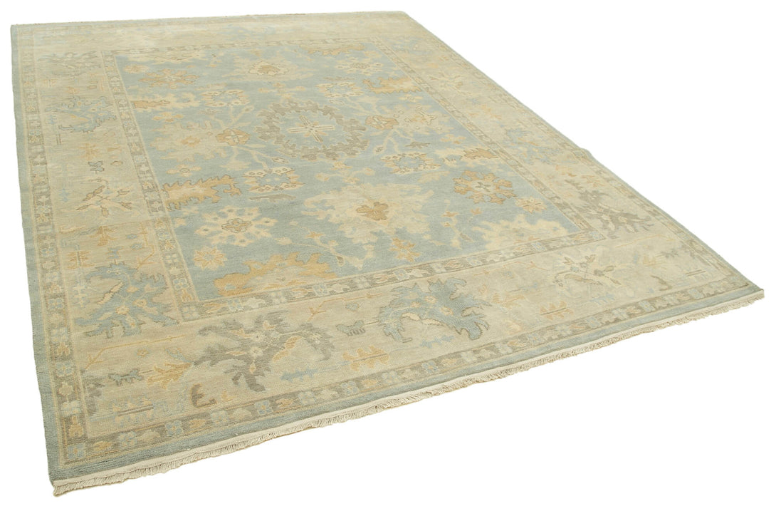 Handmade Oushak Area Rug > Design# OL-AC-38416 > Size: 8'-0" x 9'-11", Carpet Culture Rugs, Handmade Rugs, NYC Rugs, New Rugs, Shop Rugs, Rug Store, Outlet Rugs, SoHo Rugs, Rugs in USA