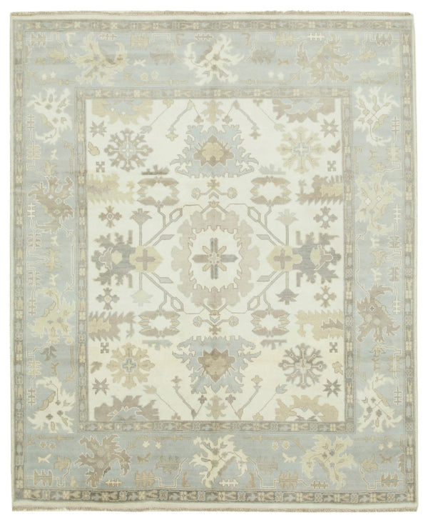 Handmade Oushak Area Rug > Design# OL-AC-38433 > Size: 8'-1" x 9'-10", Carpet Culture Rugs, Handmade Rugs, NYC Rugs, New Rugs, Shop Rugs, Rug Store, Outlet Rugs, SoHo Rugs, Rugs in USA