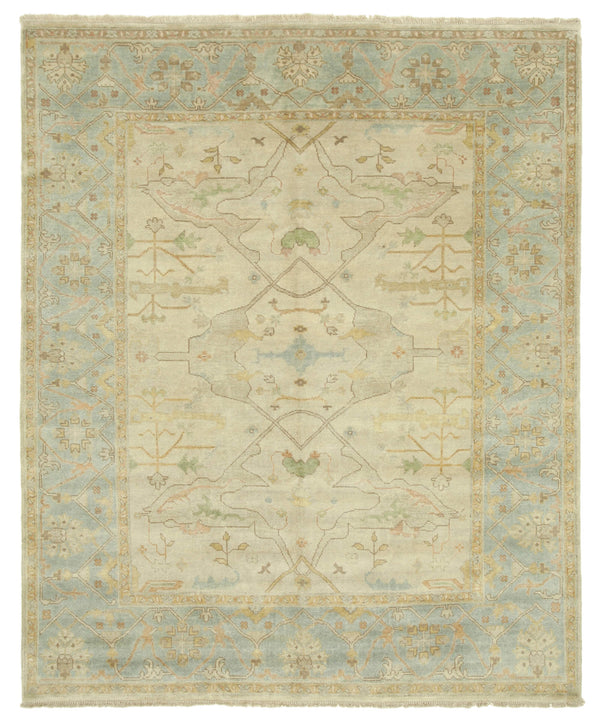 Handmade Oushak Area Rug > Design# OL-AC-38455 > Size: 8'-2" x 10'-0", Carpet Culture Rugs, Handmade Rugs, NYC Rugs, New Rugs, Shop Rugs, Rug Store, Outlet Rugs, SoHo Rugs, Rugs in USA