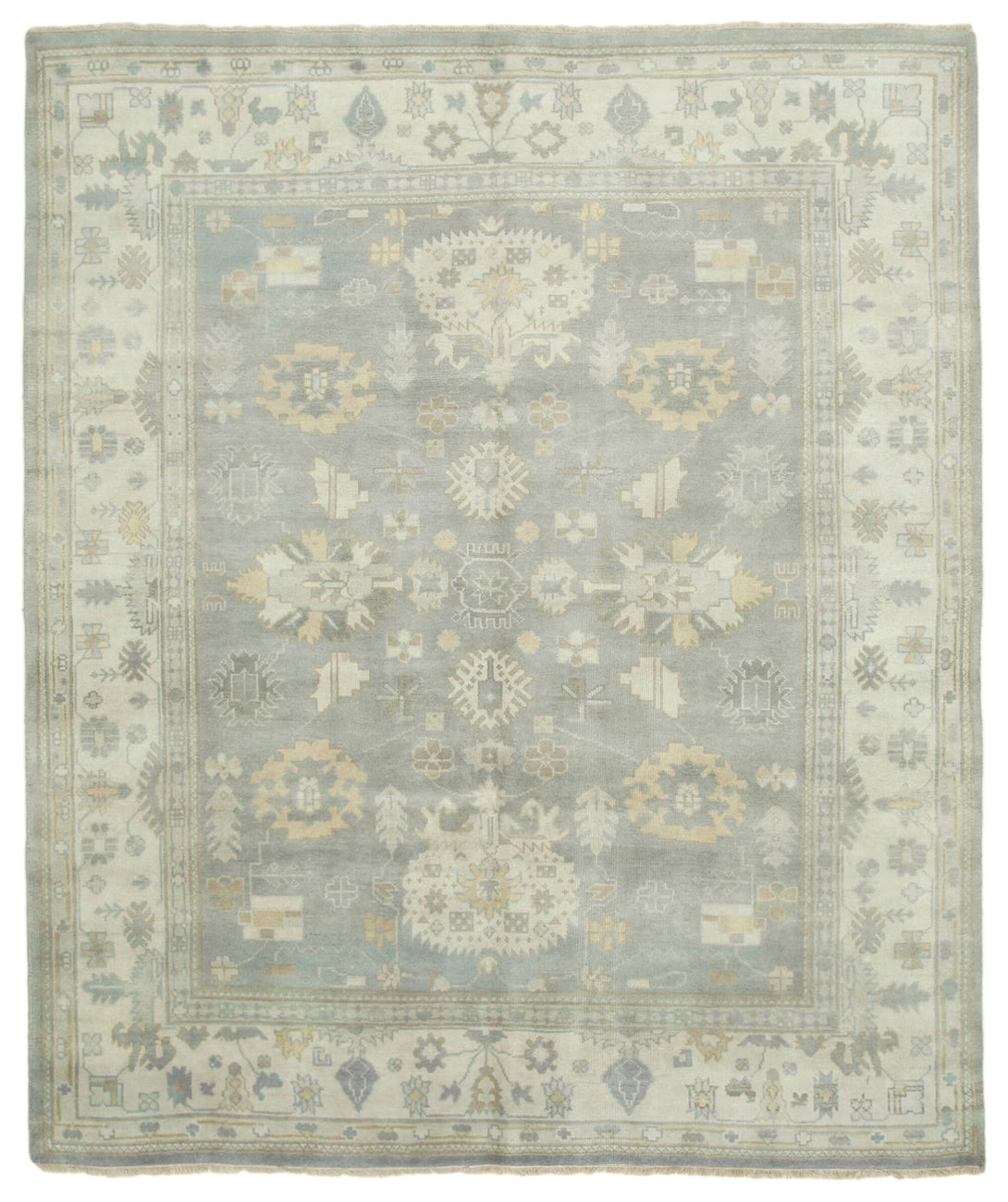 Handmade Oushak Area Rug > Design# OL-AC-38462 > Size: 8'-2" x 9'-11", Carpet Culture Rugs, Handmade Rugs, NYC Rugs, New Rugs, Shop Rugs, Rug Store, Outlet Rugs, SoHo Rugs, Rugs in USA