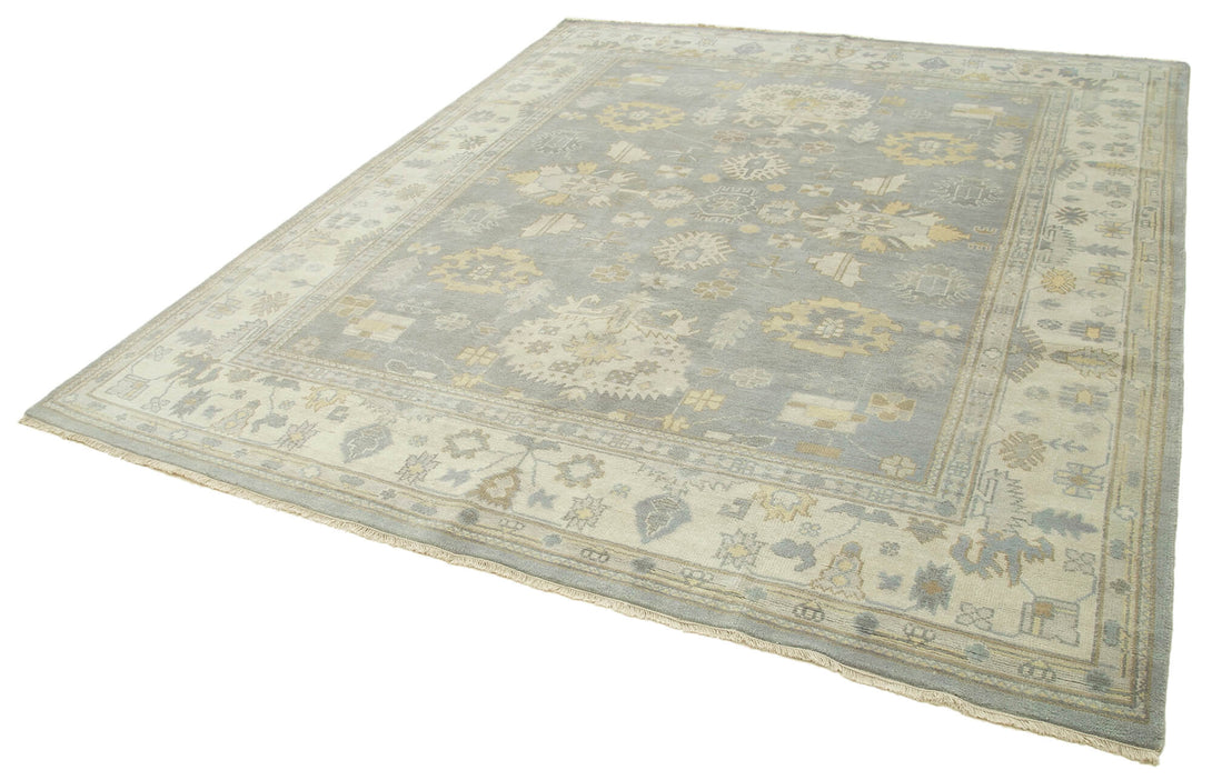 Handmade Oushak Area Rug > Design# OL-AC-38462 > Size: 8'-2" x 9'-11", Carpet Culture Rugs, Handmade Rugs, NYC Rugs, New Rugs, Shop Rugs, Rug Store, Outlet Rugs, SoHo Rugs, Rugs in USA