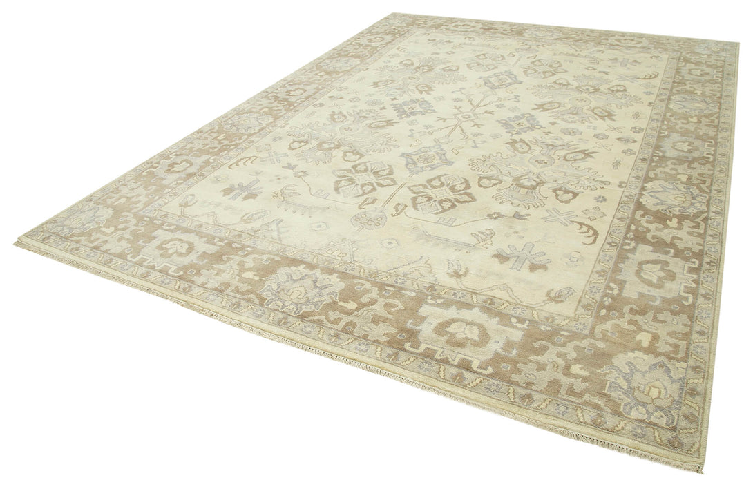 Handmade Oushak Area Rug > Design# OL-AC-38505 > Size: 9'-0" x 12'-0", Carpet Culture Rugs, Handmade Rugs, NYC Rugs, New Rugs, Shop Rugs, Rug Store, Outlet Rugs, SoHo Rugs, Rugs in USA