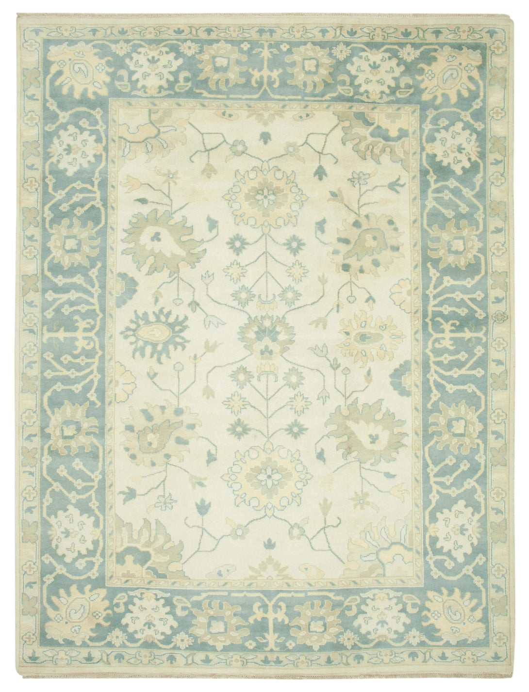 Handmade Oushak Area Rug > Design# OL-AC-38506 > Size: 9'-2" x 12'-2", Carpet Culture Rugs, Handmade Rugs, NYC Rugs, New Rugs, Shop Rugs, Rug Store, Outlet Rugs, SoHo Rugs, Rugs in USA