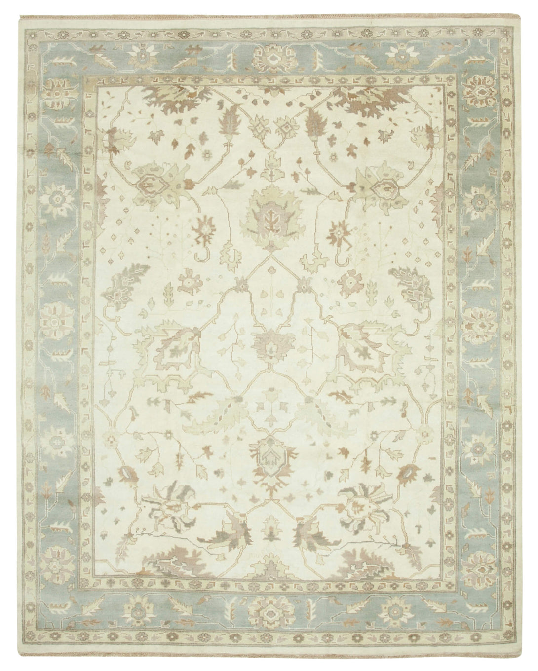 Handmade Oushak Area Rug > Design# OL-AC-38508 > Size: 9'-1" x 11'-11", Carpet Culture Rugs, Handmade Rugs, NYC Rugs, New Rugs, Shop Rugs, Rug Store, Outlet Rugs, SoHo Rugs, Rugs in USA