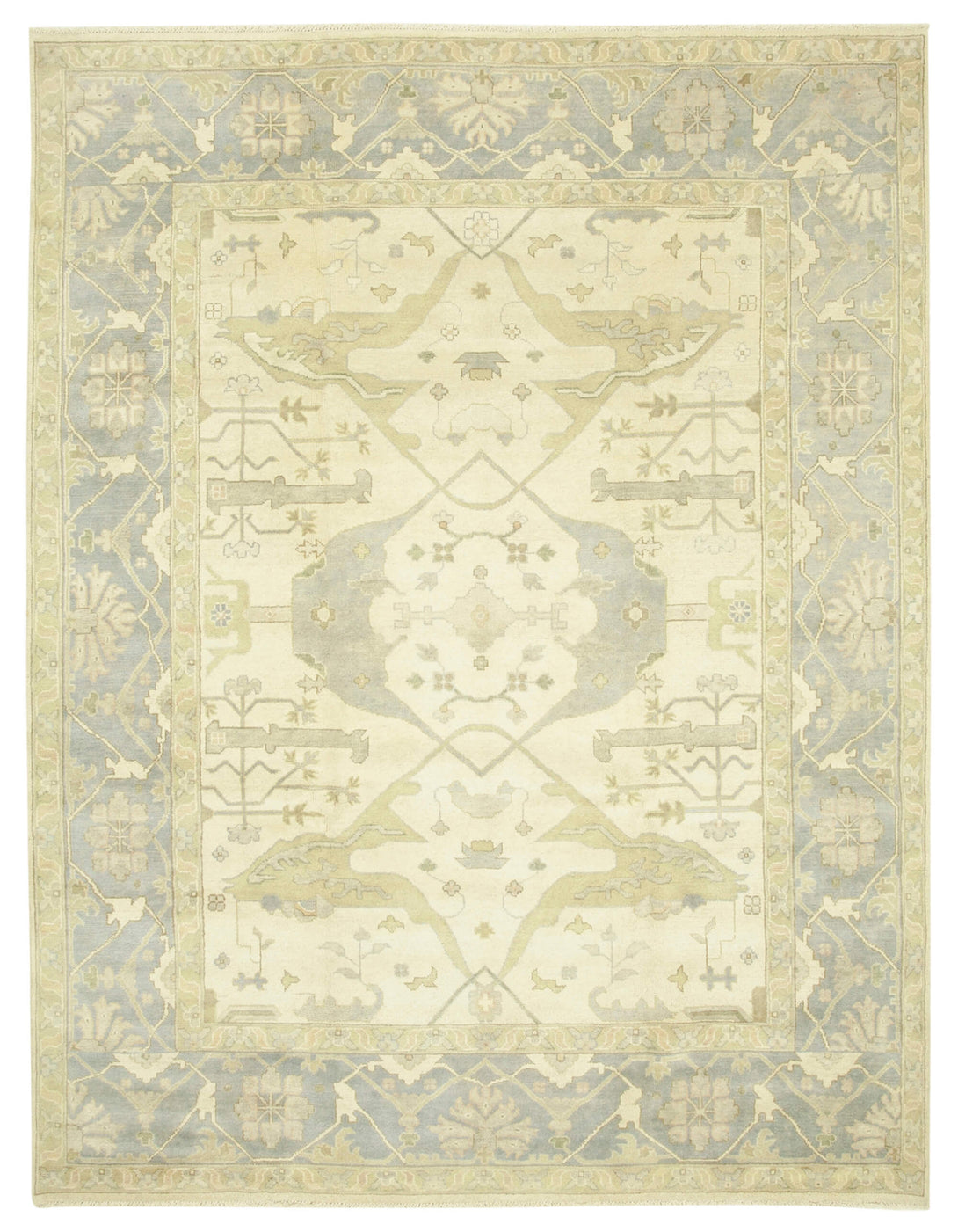 Handmade Oushak Area Rug > Design# OL-AC-38512 > Size: 9'-2" x 12'-0", Carpet Culture Rugs, Handmade Rugs, NYC Rugs, New Rugs, Shop Rugs, Rug Store, Outlet Rugs, SoHo Rugs, Rugs in USA