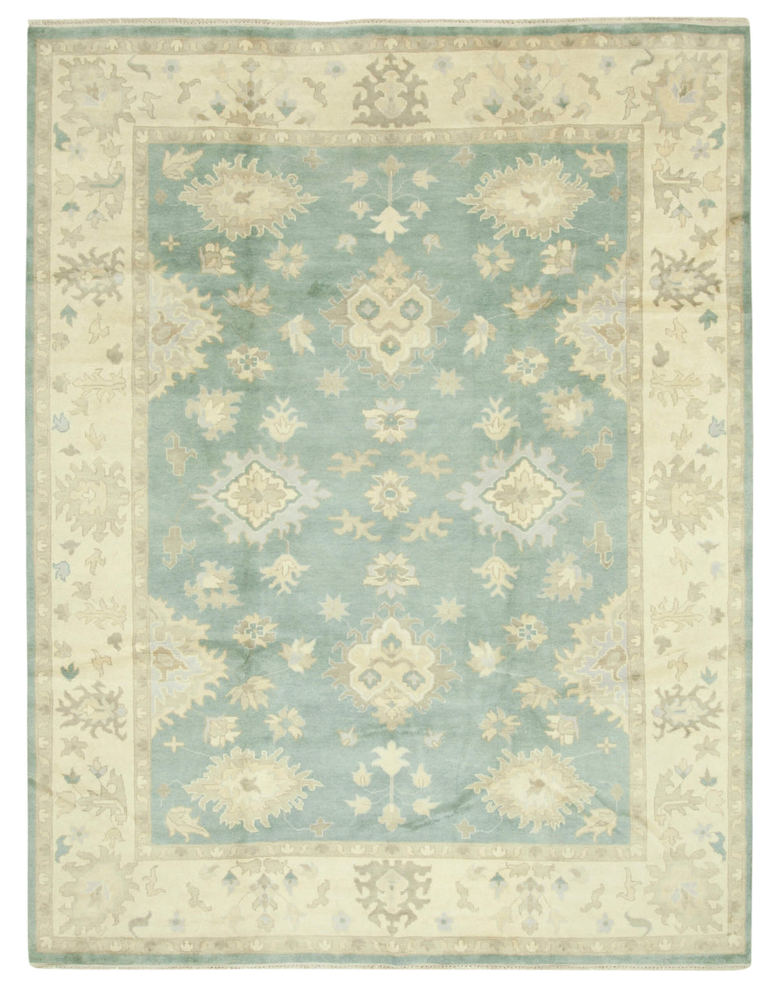 Handmade Oushak Area Rug > Design# OL-AC-38513 > Size: 9'-1" x 11'-11", Carpet Culture Rugs, Handmade Rugs, NYC Rugs, New Rugs, Shop Rugs, Rug Store, Outlet Rugs, SoHo Rugs, Rugs in USA