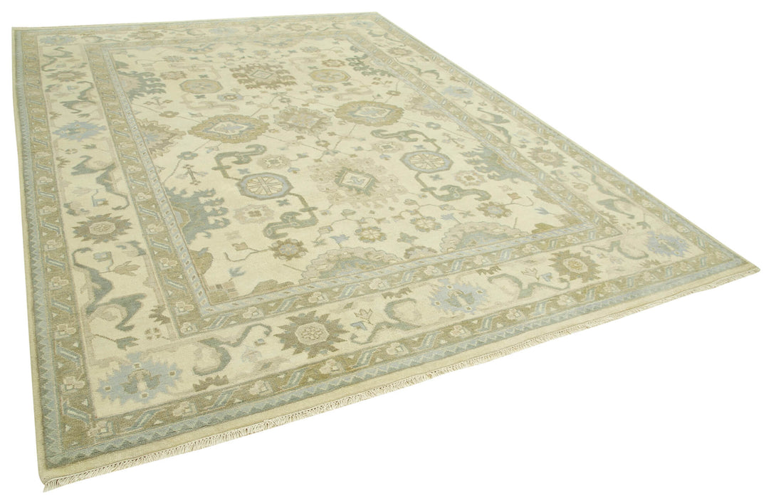 Handmade Oushak Area Rug > Design# OL-AC-38516 > Size: 8'-11" x 11'-11", Carpet Culture Rugs, Handmade Rugs, NYC Rugs, New Rugs, Shop Rugs, Rug Store, Outlet Rugs, SoHo Rugs, Rugs in USA