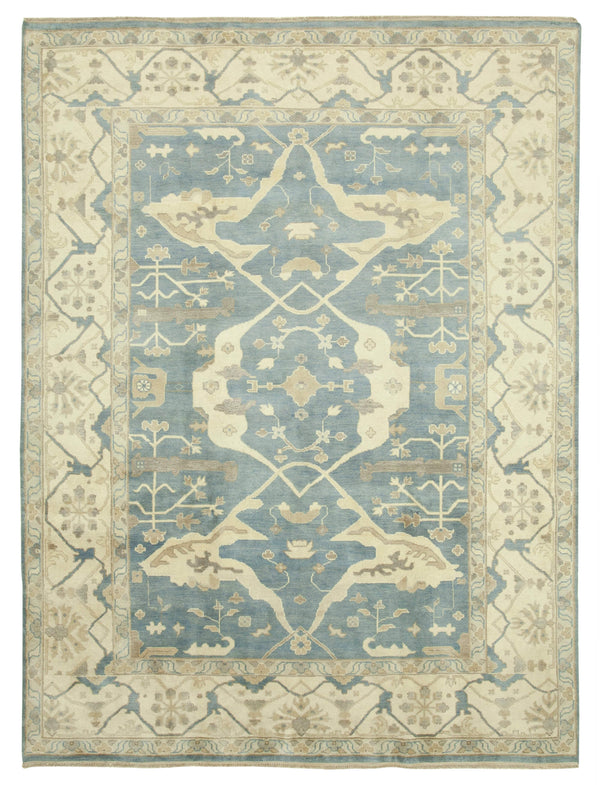 Handmade Oushak Area Rug > Design# OL-AC-38520 > Size: 9'-1" x 11'-11", Carpet Culture Rugs, Handmade Rugs, NYC Rugs, New Rugs, Shop Rugs, Rug Store, Outlet Rugs, SoHo Rugs, Rugs in USA