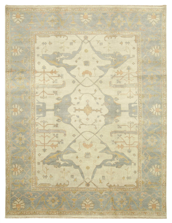 Handmade Oushak Area Rug > Design# OL-AC-38523 > Size: 9'-2" x 12'-0", Carpet Culture Rugs, Handmade Rugs, NYC Rugs, New Rugs, Shop Rugs, Rug Store, Outlet Rugs, SoHo Rugs, Rugs in USA