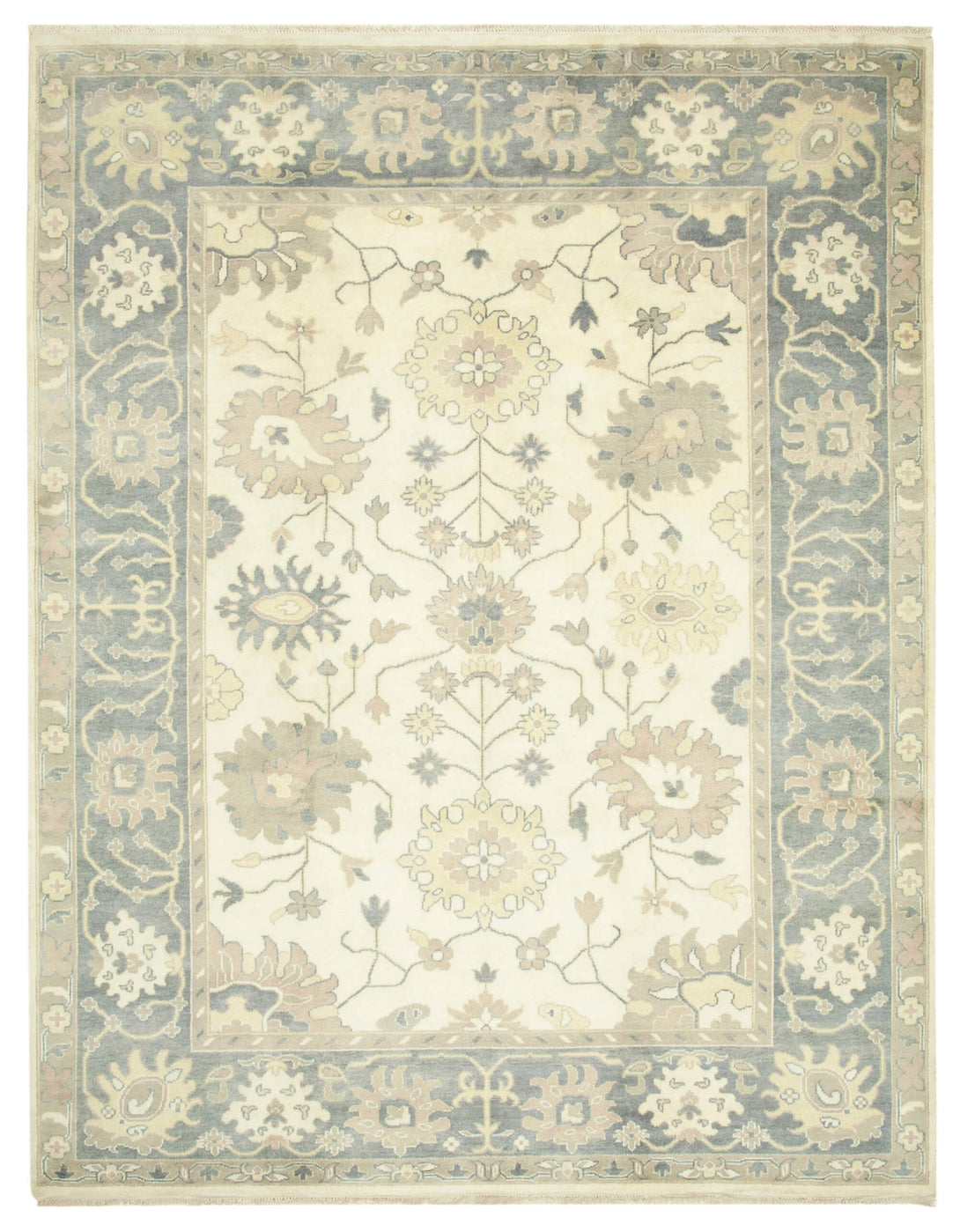 Handmade Oushak Area Rug > Design# OL-AC-38526 > Size: 9'-2" x 11'-10", Carpet Culture Rugs, Handmade Rugs, NYC Rugs, New Rugs, Shop Rugs, Rug Store, Outlet Rugs, SoHo Rugs, Rugs in USA