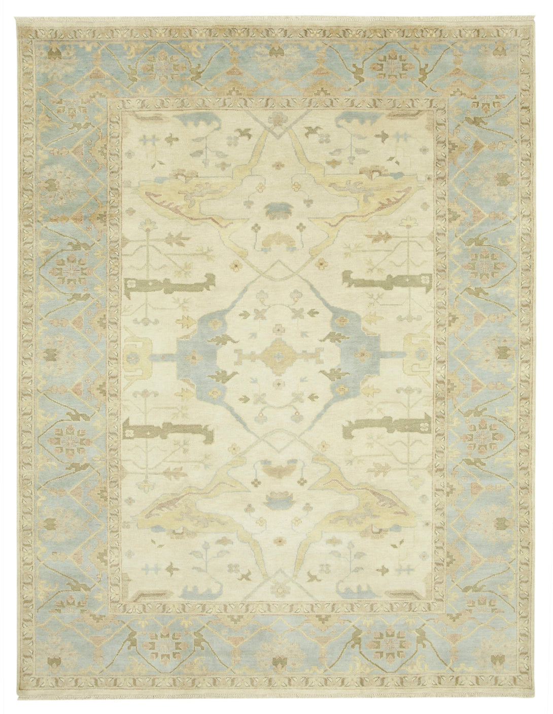 Handmade Oushak Area Rug > Design# OL-AC-38528 > Size: 9'-0" x 11'-9", Carpet Culture Rugs, Handmade Rugs, NYC Rugs, New Rugs, Shop Rugs, Rug Store, Outlet Rugs, SoHo Rugs, Rugs in USA