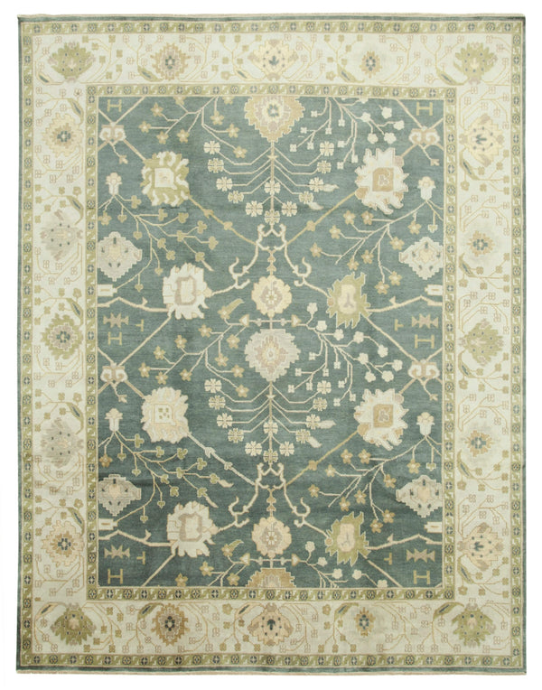 Handmade Oushak Area Rug > Design# OL-AC-38530 > Size: 9'-2" x 11'-7", Carpet Culture Rugs, Handmade Rugs, NYC Rugs, New Rugs, Shop Rugs, Rug Store, Outlet Rugs, SoHo Rugs, Rugs in USA