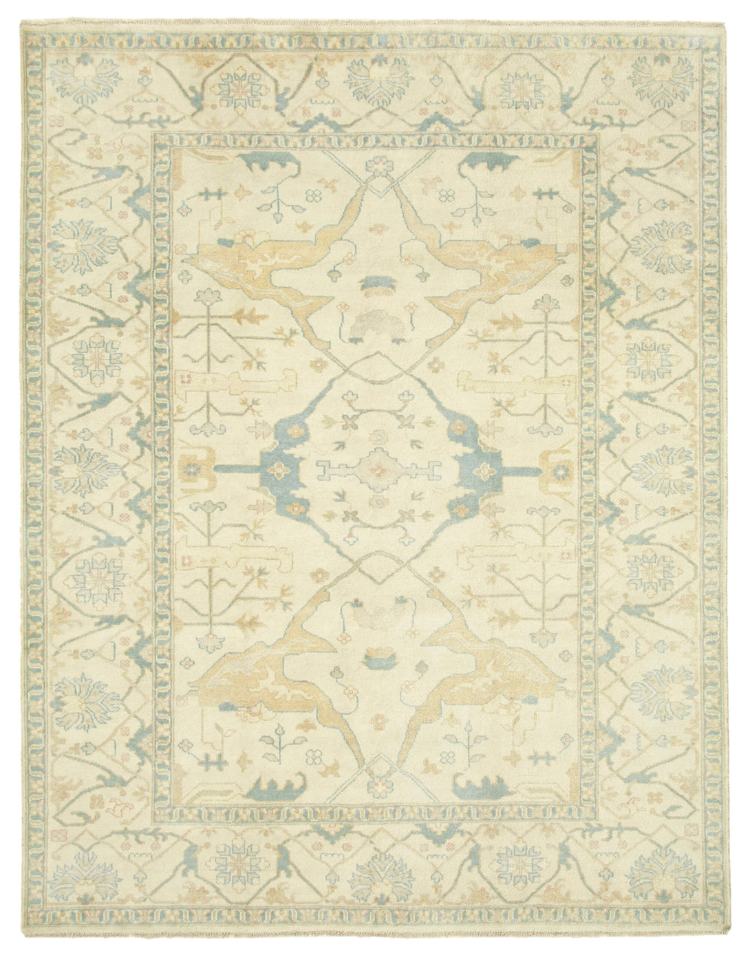 Handmade Oushak Area Rug > Design# OL-AC-38538 > Size: 9'-1" x 11'-8", Carpet Culture Rugs, Handmade Rugs, NYC Rugs, New Rugs, Shop Rugs, Rug Store, Outlet Rugs, SoHo Rugs, Rugs in USA