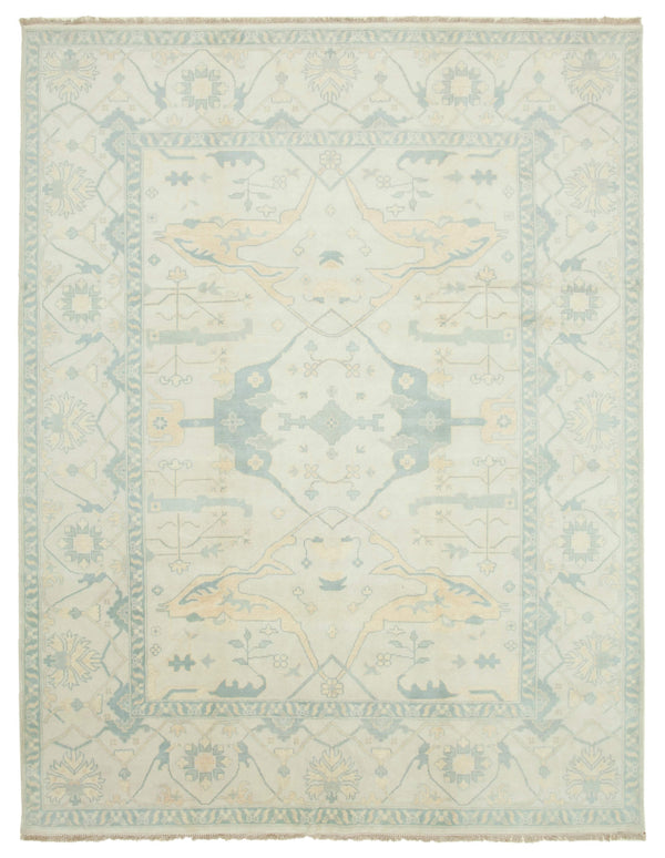 Handmade Oushak Area Rug > Design# OL-AC-38545 > Size: 9'-1" x 12'-0", Carpet Culture Rugs, Handmade Rugs, NYC Rugs, New Rugs, Shop Rugs, Rug Store, Outlet Rugs, SoHo Rugs, Rugs in USA