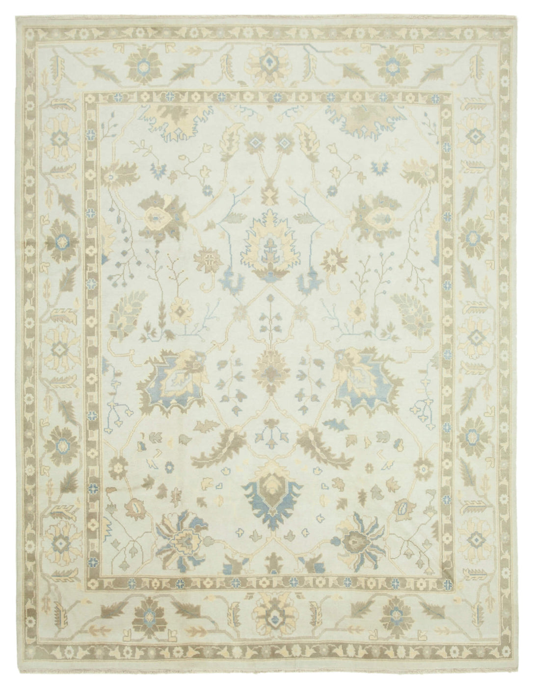 Handmade Oushak Area Rug > Design# OL-AC-38547 > Size: 9'-3" x 11'-11", Carpet Culture Rugs, Handmade Rugs, NYC Rugs, New Rugs, Shop Rugs, Rug Store, Outlet Rugs, SoHo Rugs, Rugs in USA