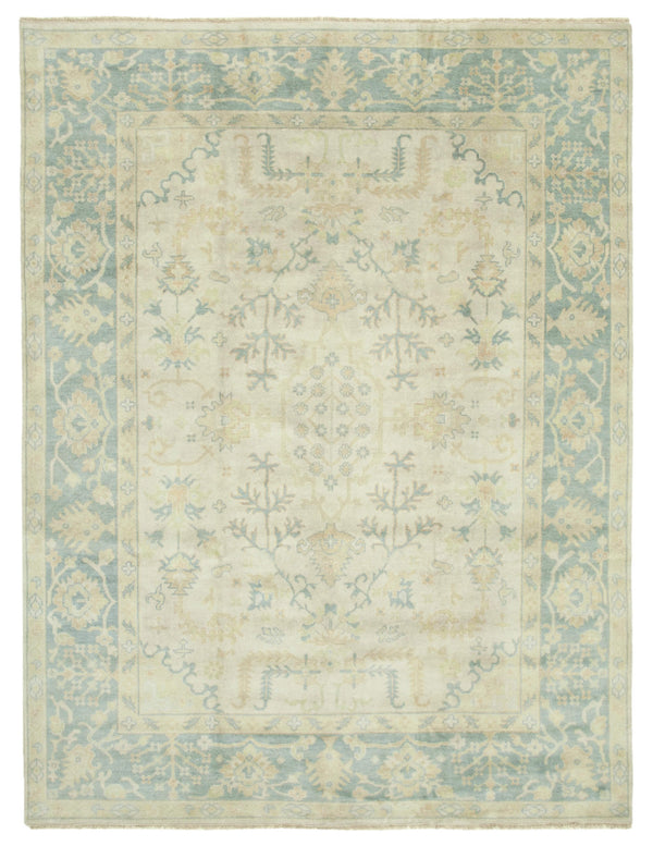 Handmade Oushak Area Rug > Design# OL-AC-38553 > Size: 8'-10" x 11'-10", Carpet Culture Rugs, Handmade Rugs, NYC Rugs, New Rugs, Shop Rugs, Rug Store, Outlet Rugs, SoHo Rugs, Rugs in USA
