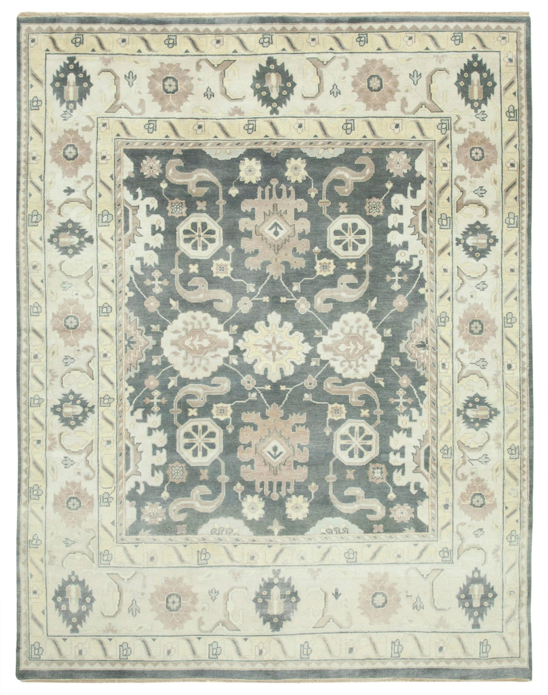 Handmade Oushak Area Rug > Design# OL-AC-38555 > Size: 9'-0" x 11'-9", Carpet Culture Rugs, Handmade Rugs, NYC Rugs, New Rugs, Shop Rugs, Rug Store, Outlet Rugs, SoHo Rugs, Rugs in USA