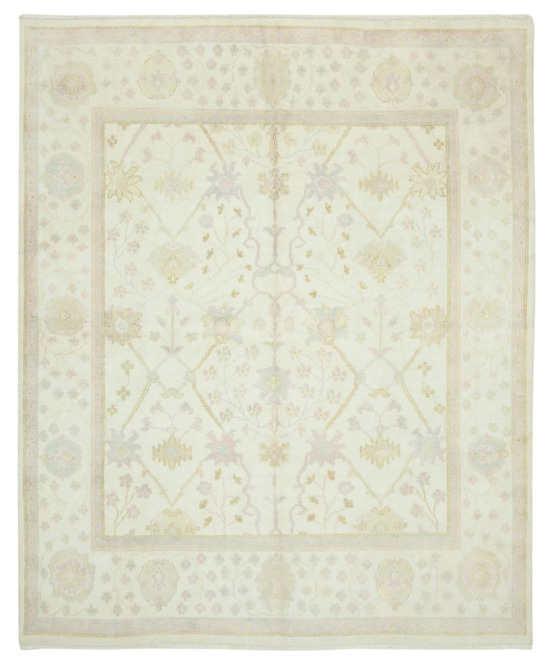 Handmade Oushak Area Rug > Design# OL-AC-38558 > Size: 7'-11" x 9'-10", Carpet Culture Rugs, Handmade Rugs, NYC Rugs, New Rugs, Shop Rugs, Rug Store, Outlet Rugs, SoHo Rugs, Rugs in USA