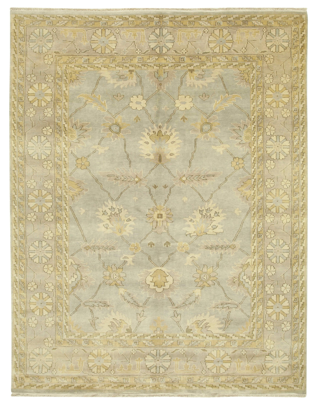 Handmade Oushak Area Rug > Design# OL-AC-38561 > Size: 7'-11" x 10'-2", Carpet Culture Rugs, Handmade Rugs, NYC Rugs, New Rugs, Shop Rugs, Rug Store, Outlet Rugs, SoHo Rugs, Rugs in USA