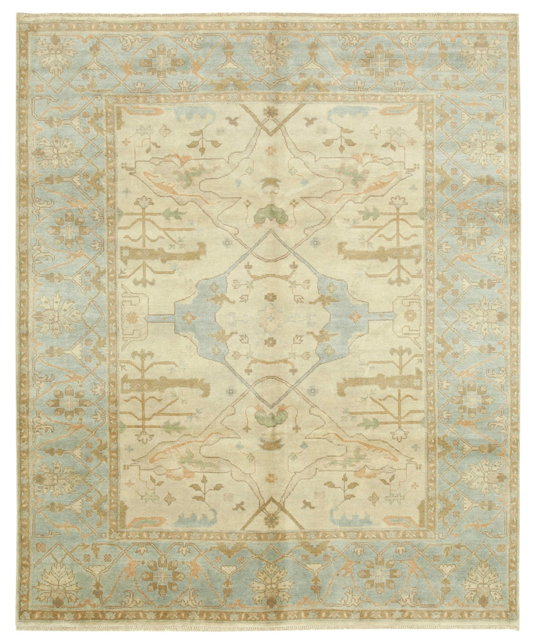 Handmade Oushak Area Rug > Design# OL-AC-38566 > Size: 8'-1" x 9'-9", Carpet Culture Rugs, Handmade Rugs, NYC Rugs, New Rugs, Shop Rugs, Rug Store, Outlet Rugs, SoHo Rugs, Rugs in USA