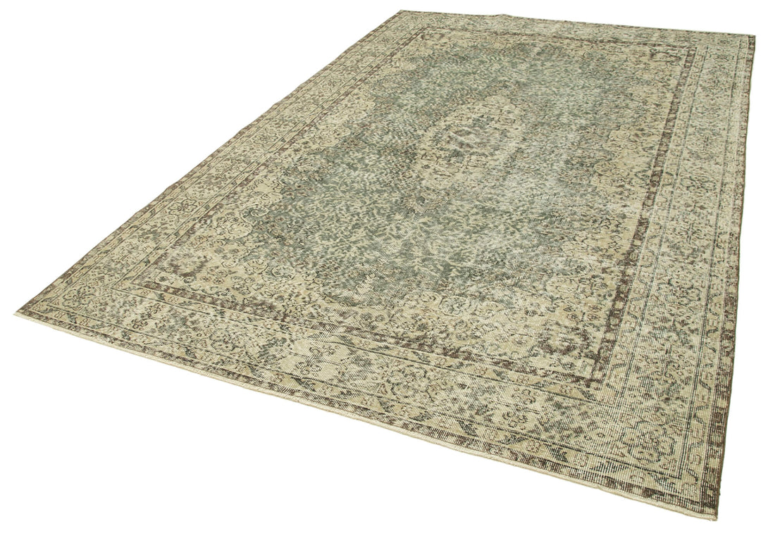 Handmade White Wash Area Rug > Design# OL-AC-38731 > Size: 6'-11" x 10'-4", Carpet Culture Rugs, Handmade Rugs, NYC Rugs, New Rugs, Shop Rugs, Rug Store, Outlet Rugs, SoHo Rugs, Rugs in USA