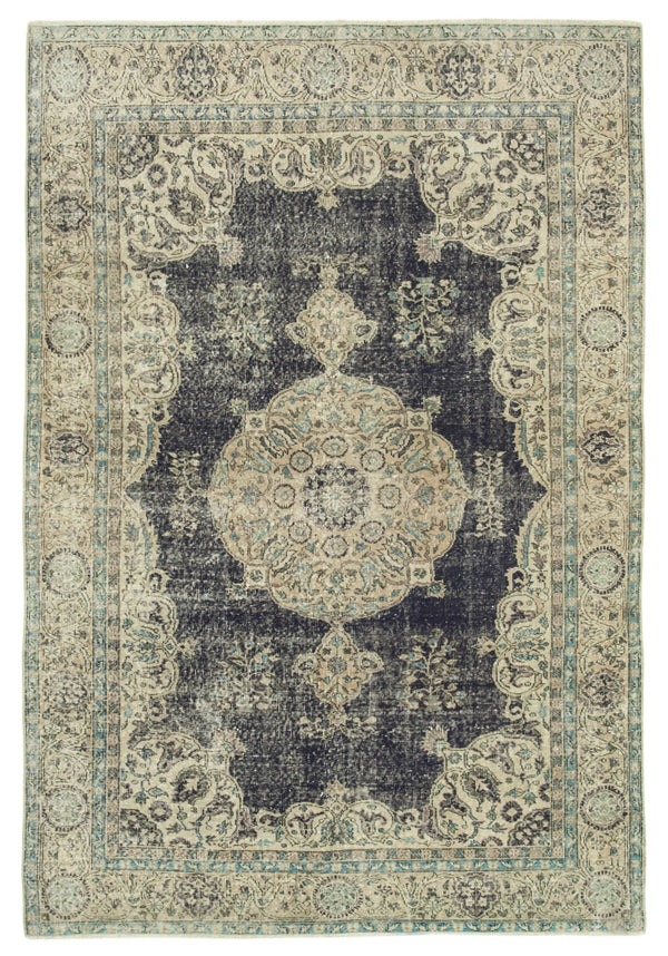 Handmade White Wash Area Rug > Design# OL-AC-38735 > Size: 6'-11" x 10'-5", Carpet Culture Rugs, Handmade Rugs, NYC Rugs, New Rugs, Shop Rugs, Rug Store, Outlet Rugs, SoHo Rugs, Rugs in USA