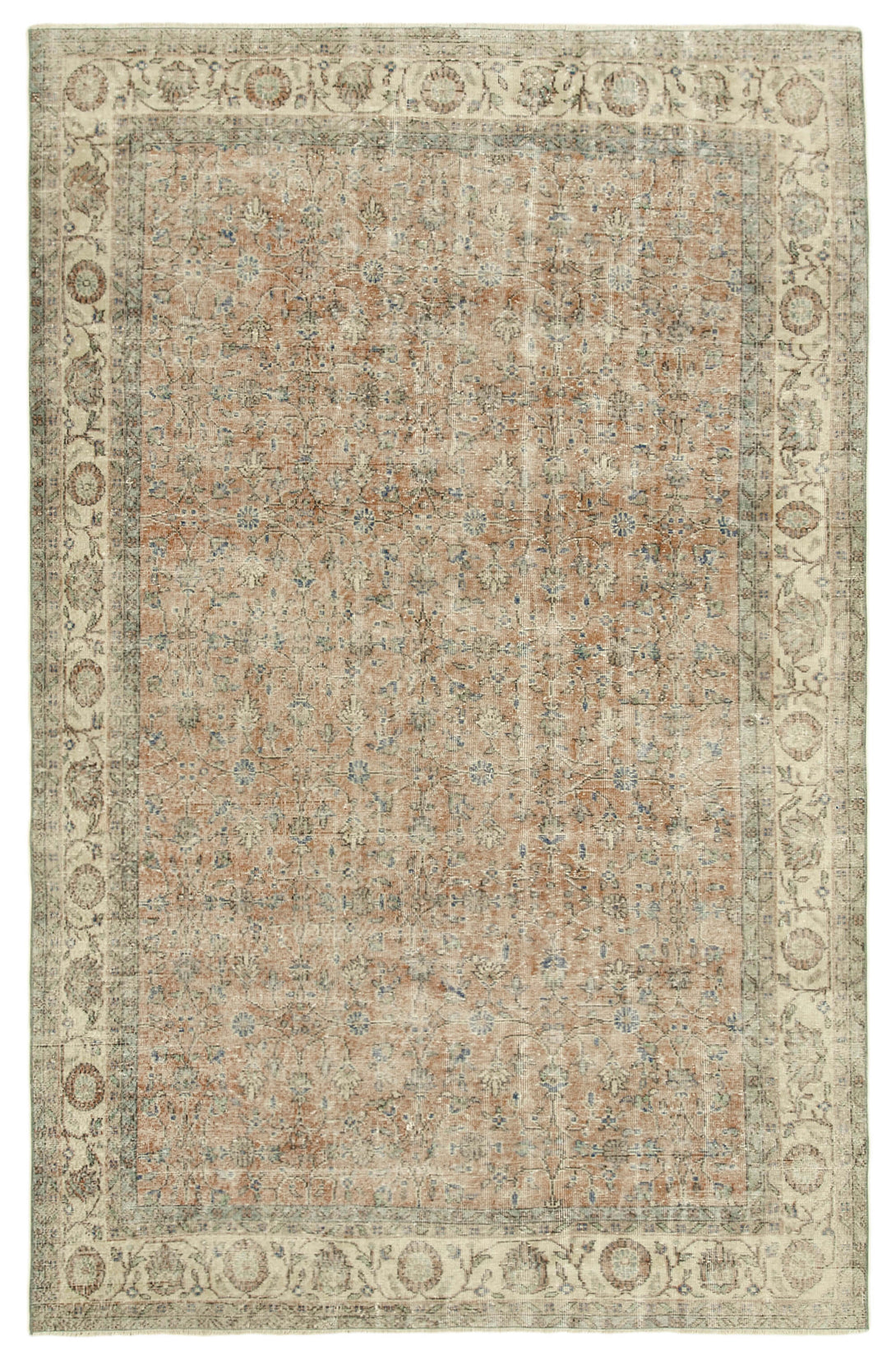 Handmade White Wash Area Rug > Design# OL-AC-38737 > Size: 6'-11" x 10'-6", Carpet Culture Rugs, Handmade Rugs, NYC Rugs, New Rugs, Shop Rugs, Rug Store, Outlet Rugs, SoHo Rugs, Rugs in USA