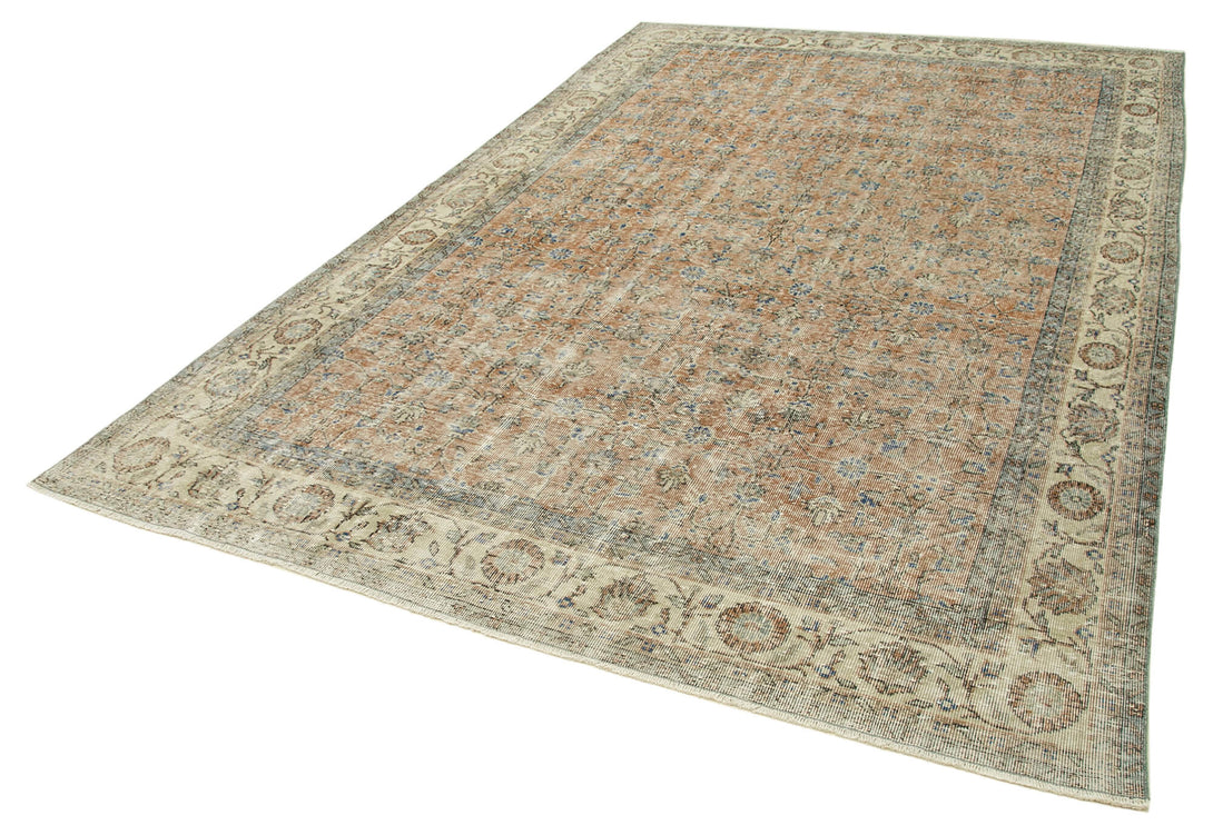 Handmade White Wash Area Rug > Design# OL-AC-38737 > Size: 6'-11" x 10'-6", Carpet Culture Rugs, Handmade Rugs, NYC Rugs, New Rugs, Shop Rugs, Rug Store, Outlet Rugs, SoHo Rugs, Rugs in USA