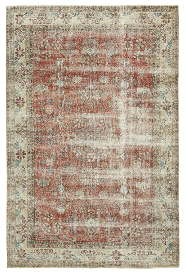 Handmade White Wash Area Rug > Design# OL-AC-38750 > Size: 6'-9" x 10'-4", Carpet Culture Rugs, Handmade Rugs, NYC Rugs, New Rugs, Shop Rugs, Rug Store, Outlet Rugs, SoHo Rugs, Rugs in USA