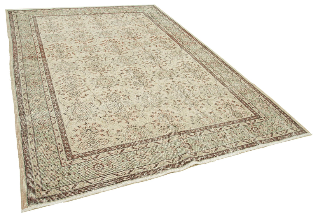 Handmade White Wash Area Rug > Design# OL-AC-38753 > Size: 6'-11" x 10'-2", Carpet Culture Rugs, Handmade Rugs, NYC Rugs, New Rugs, Shop Rugs, Rug Store, Outlet Rugs, SoHo Rugs, Rugs in USA