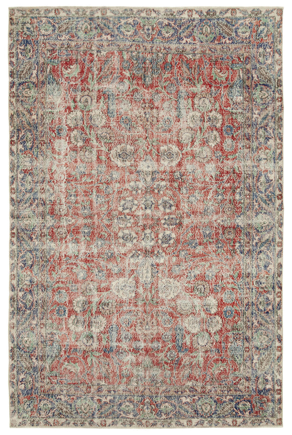 Handmade White Wash Area Rug > Design# OL-AC-38756 > Size: 6'-9" x 10'-5", Carpet Culture Rugs, Handmade Rugs, NYC Rugs, New Rugs, Shop Rugs, Rug Store, Outlet Rugs, SoHo Rugs, Rugs in USA