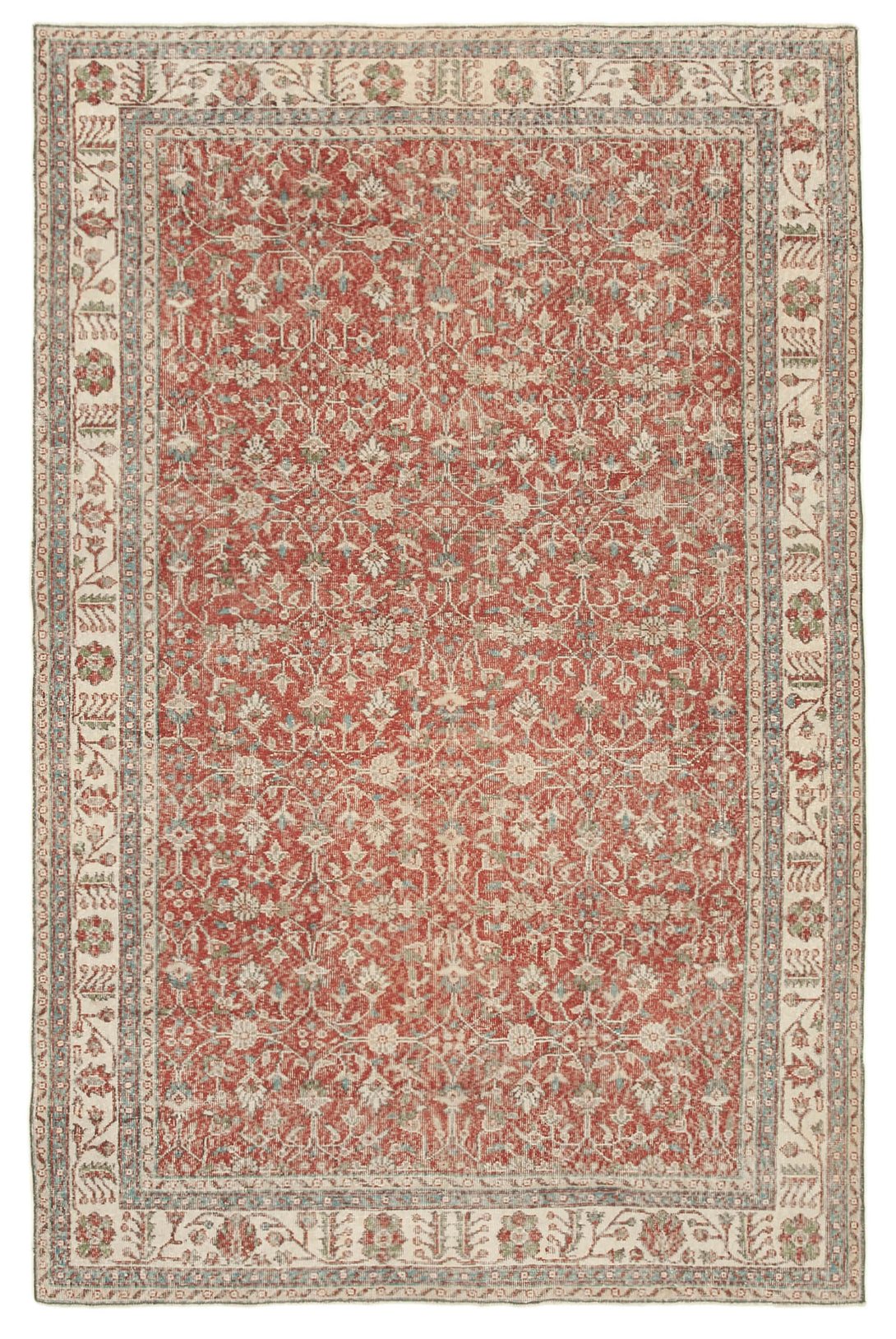 Handmade White Wash Area Rug > Design# OL-AC-38775 > Size: 6'-9" x 10'-6", Carpet Culture Rugs, Handmade Rugs, NYC Rugs, New Rugs, Shop Rugs, Rug Store, Outlet Rugs, SoHo Rugs, Rugs in USA