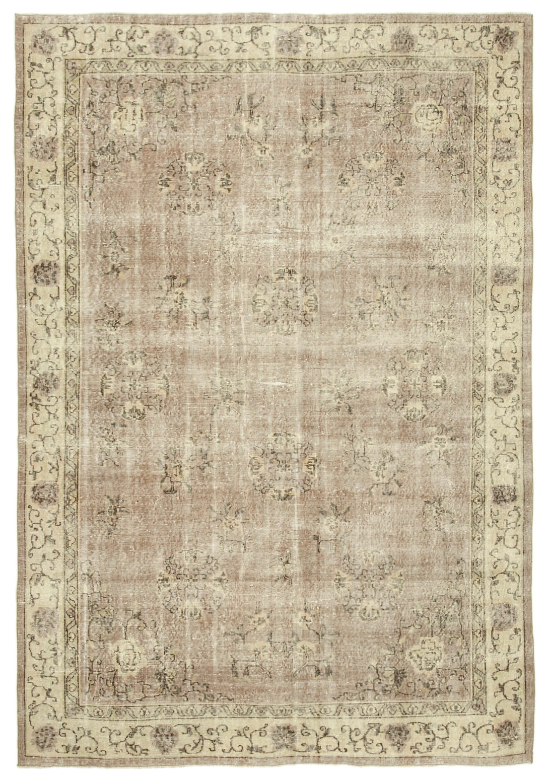 Handmade White Wash Area Rug > Design# OL-AC-38789 > Size: 7'-1" x 10'-6", Carpet Culture Rugs, Handmade Rugs, NYC Rugs, New Rugs, Shop Rugs, Rug Store, Outlet Rugs, SoHo Rugs, Rugs in USA