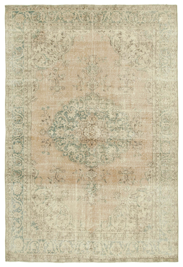 Handmade White Wash Area Rug > Design# OL-AC-38791 > Size: 7'-1" x 10'-6", Carpet Culture Rugs, Handmade Rugs, NYC Rugs, New Rugs, Shop Rugs, Rug Store, Outlet Rugs, SoHo Rugs, Rugs in USA