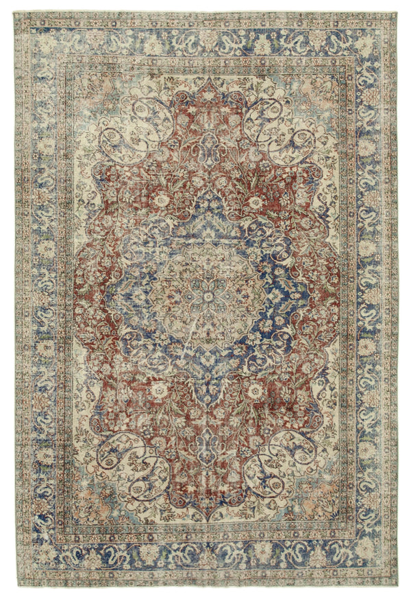 Handmade White Wash Area Rug > Design# OL-AC-38801 > Size: 7'-1" x 10'-10", Carpet Culture Rugs, Handmade Rugs, NYC Rugs, New Rugs, Shop Rugs, Rug Store, Outlet Rugs, SoHo Rugs, Rugs in USA