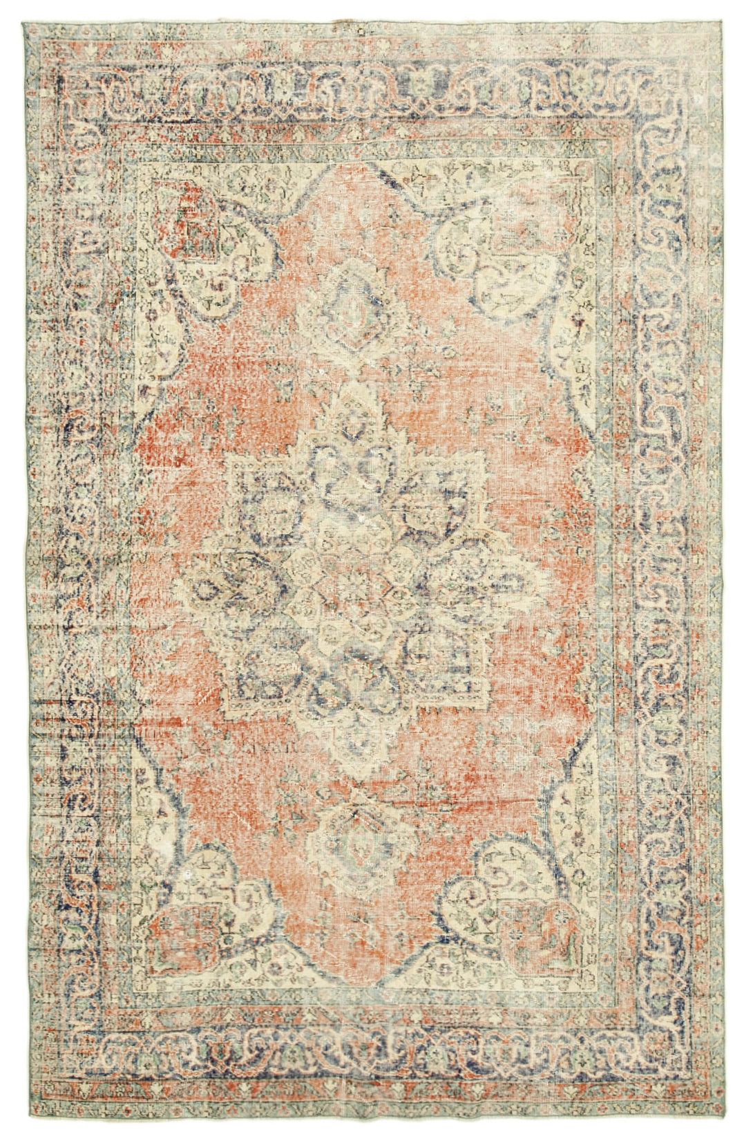 Handmade White Wash Area Rug > Design# OL-AC-38804 > Size: 6'-9" x 10'-9", Carpet Culture Rugs, Handmade Rugs, NYC Rugs, New Rugs, Shop Rugs, Rug Store, Outlet Rugs, SoHo Rugs, Rugs in USA