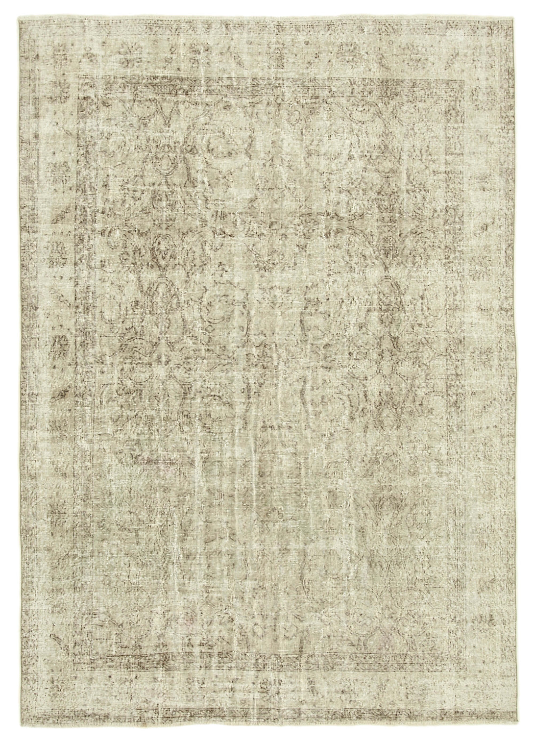 Handmade White Wash Area Rug > Design# OL-AC-38831 > Size: 7'-1" x 10'-2", Carpet Culture Rugs, Handmade Rugs, NYC Rugs, New Rugs, Shop Rugs, Rug Store, Outlet Rugs, SoHo Rugs, Rugs in USA
