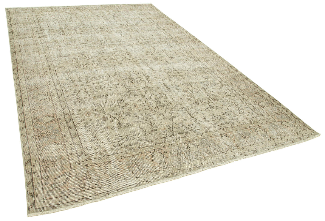 Handmade White Wash Area Rug > Design# OL-AC-38841 > Size: 6'-11" x 10'-7", Carpet Culture Rugs, Handmade Rugs, NYC Rugs, New Rugs, Shop Rugs, Rug Store, Outlet Rugs, SoHo Rugs, Rugs in USA