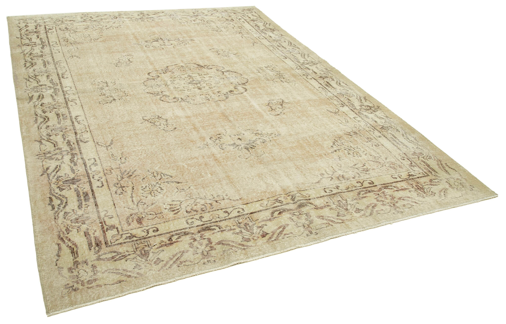 Handmade White Wash Area Rug > Design# OL-AC-38849 > Size: 7'-3" x 10'-1", Carpet Culture Rugs, Handmade Rugs, NYC Rugs, New Rugs, Shop Rugs, Rug Store, Outlet Rugs, SoHo Rugs, Rugs in USA