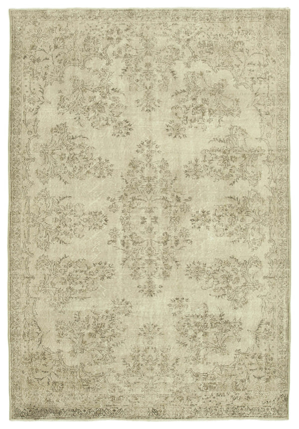 Handmade White Wash Area Rug > Design# OL-AC-38853 > Size: 7'-1" x 10'-4", Carpet Culture Rugs, Handmade Rugs, NYC Rugs, New Rugs, Shop Rugs, Rug Store, Outlet Rugs, SoHo Rugs, Rugs in USA