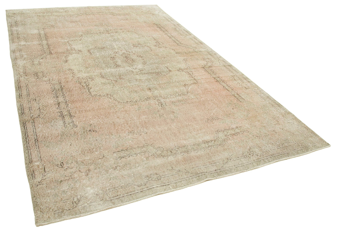 Handmade White Wash Area Rug > Design# OL-AC-38856 > Size: 6'-8" x 11'-3", Carpet Culture Rugs, Handmade Rugs, NYC Rugs, New Rugs, Shop Rugs, Rug Store, Outlet Rugs, SoHo Rugs, Rugs in USA