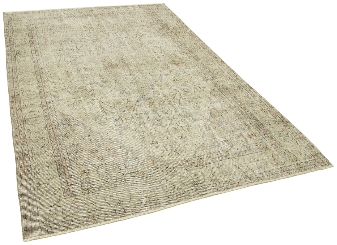 Handmade White Wash Area Rug > Design# OL-AC-38922 > Size: 5'-7" x 8'-8", Carpet Culture Rugs, Handmade Rugs, NYC Rugs, New Rugs, Shop Rugs, Rug Store, Outlet Rugs, SoHo Rugs, Rugs in USA