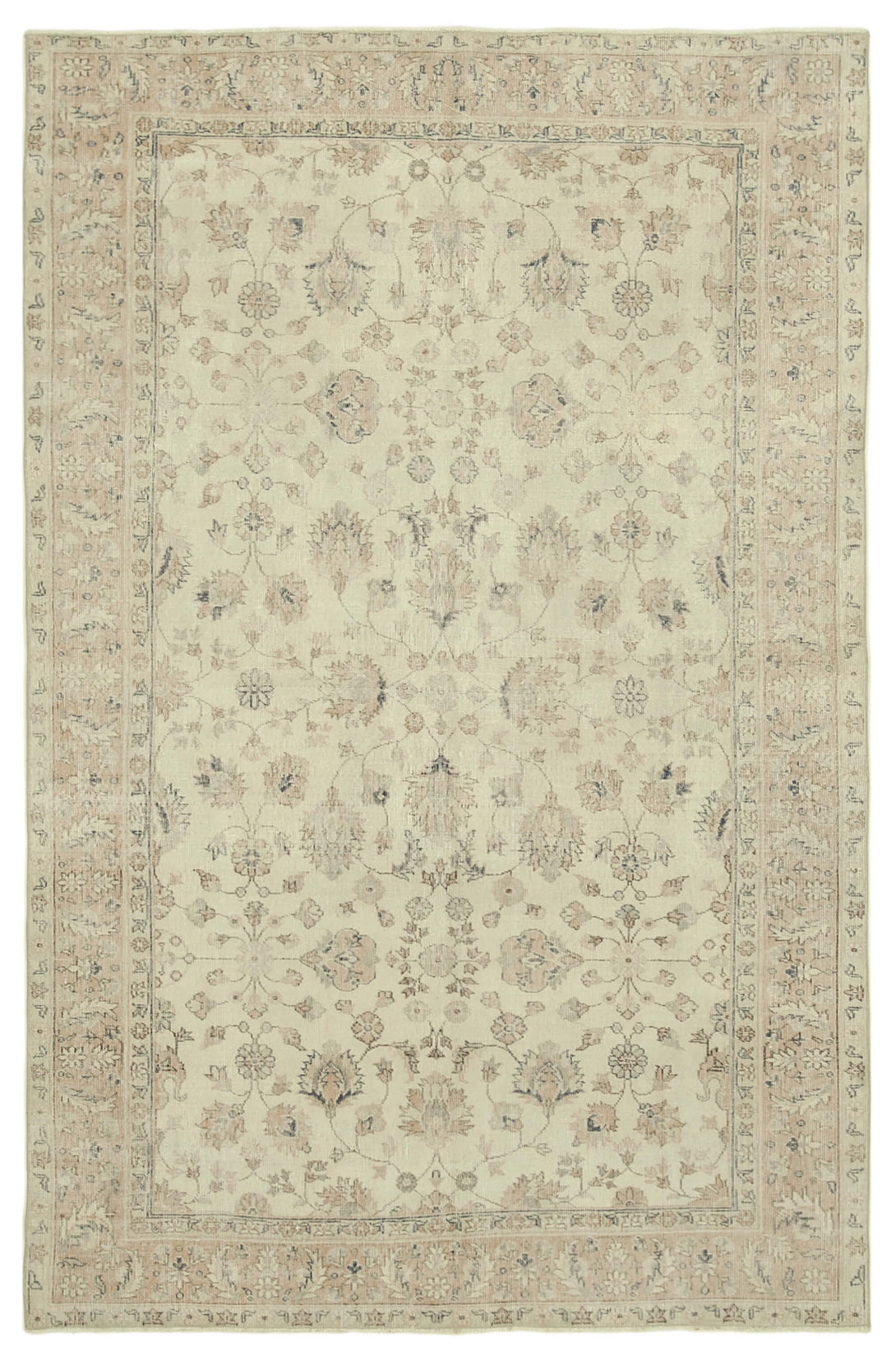Handmade White Wash Area Rug > Design# OL-AC-38938 > Size: 6'-6" x 9'-11", Carpet Culture Rugs, Handmade Rugs, NYC Rugs, New Rugs, Shop Rugs, Rug Store, Outlet Rugs, SoHo Rugs, Rugs in USA